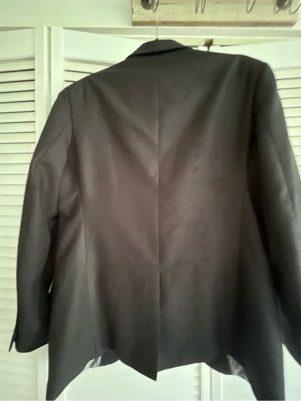 Men's Black Shawl Collar Blazer